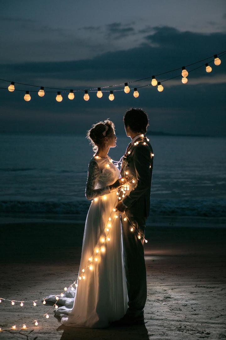 全国vivian私人订制婚纱摄影-最美夜景,带上爱人一吧