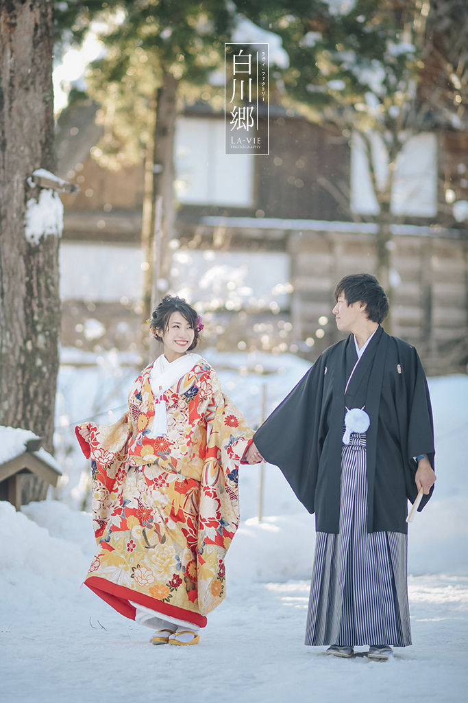 白川乡之雪 la-vie photography 日本婚礼婚纱照| 海外旅拍