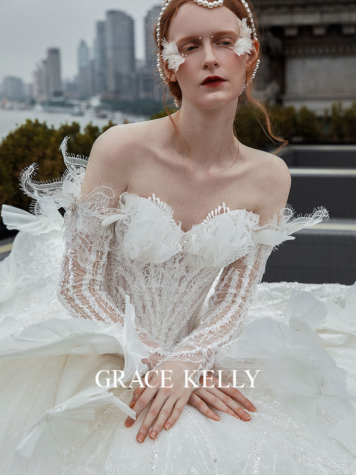 全国gracekelly婚纱与 礼服-雪扇 terpsichore-中国婚博会官网