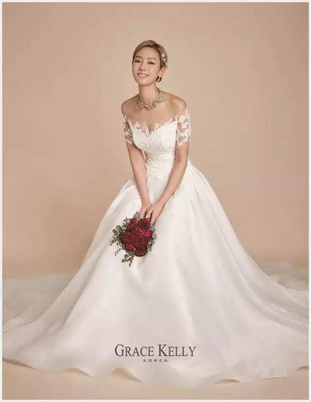 韩国gracekelly婚纱礼服