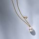 钻石小鸟：小幸运-18K金海水珍珠项链坠(含链子)