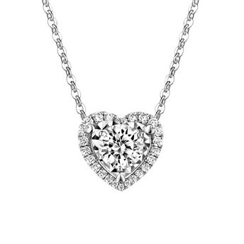 六福珠宝：18K钻石项链