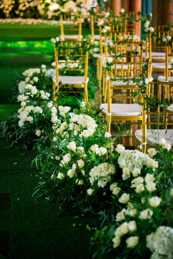 艾恩婚礼浪漫白绿色系婚礼