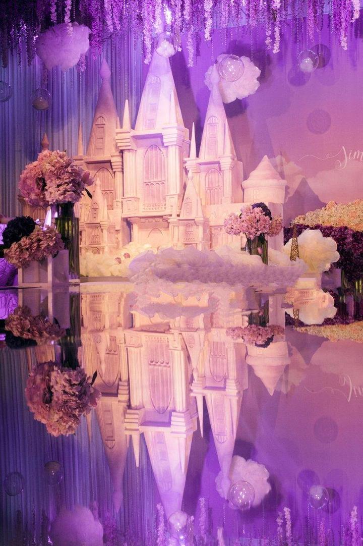 童话风婚礼格格的梦幻城堡