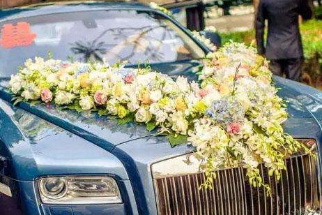 婚车装饰花