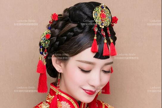中式婚礼发型