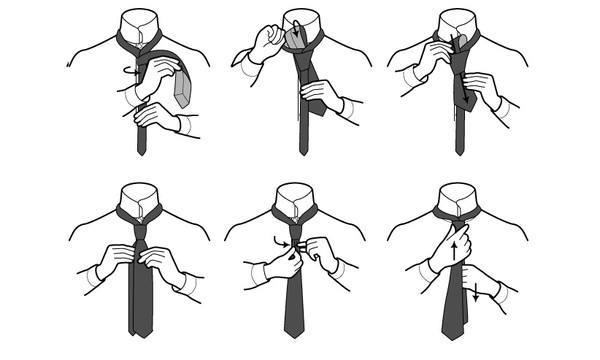 领带平结打法