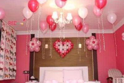 怎样用气球装饰婚房