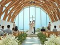 【日本冲绳】光之教会婚礼策划晚宴布置旅行结婚
