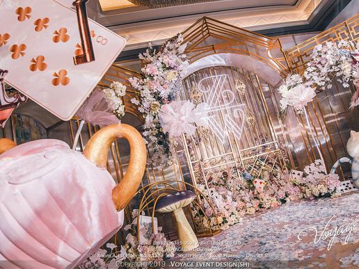 主题婚礼-爱丽丝-粉-万达瑞华酒店