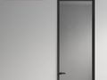 TATA木门 网红极窄卫生间玻璃门定制厕所门铝合金隔断平开门LB105