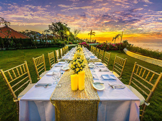【罗曼斯海外婚礼】巴厘岛海之山庄晚宴
