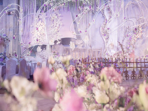 梦幻紫色系主题婚礼