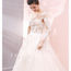 pronovias款蕾丝纱裙