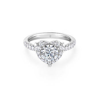 爱很美系列18K金（白色）钻石戒指LB30773