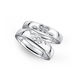 婚嫁系列「喜结良缘」18K金钻石对装戒指 WD31352（男）WD31353（女）
