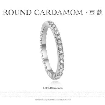 排戒【豆蔻】18k金钻石戒指