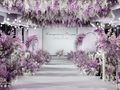 温暖紫色小众婚礼