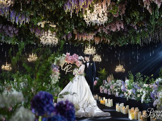 伯妮婚礼 | 浪漫法式花园婚礼 太美了