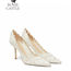 月下蔷薇 rosecastle 法式婚鞋女2023年新款白色蕾丝网纱高跟新娘单鞋