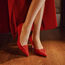 【欲望玫瑰】原创手工蕾丝性感高跟婚鞋法式高级感蝴蝶结新娘鞋