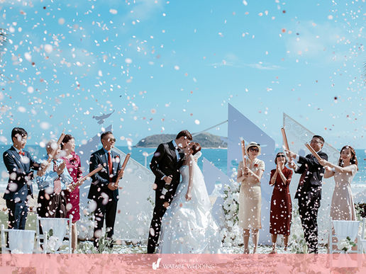 WATABE 三亚石梅湾威斯汀椰林草坪婚礼策划旅行婚礼现场仪式策划