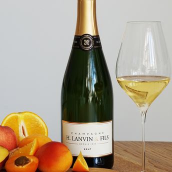 浪凡世家 法国进口  精品香槟（起泡型葡萄酒）百年酒庄 酒泥熟成36个月