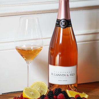 浪凡世家 法国进口  375ml桃红香槟（起泡型葡萄酒）百年酒庄 酒泥熟成36个月