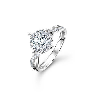 爱很美 系列18K金钻石戒指