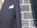 【SeaLan】柏坊灰蓝色格纹经典系列