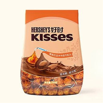 好时之吻 Kisses 巴旦木牛奶 巧克力 生日礼物 零食 喜糖 500g 袋装