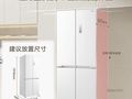 东芝(TOSHIBA) 450白珍珠60厘米超薄零距离嵌入式十字对开门大容量家用电冰箱无霜变频GR-RF450WI-PM