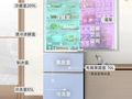东芝(TOSHIBA) 芝味系列白桃小小桃三门日式小户型家用超薄嵌入式电冰箱自动制冰GR-RM382WE-PG2B3