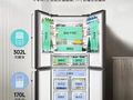 东芝(TOSHIBA) 本色系列十字四开门大容量嵌入家用电冰箱双蒸发器一级能效无霜