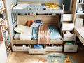 林氏木业全屋定制双层上下铺床儿童房家用衣柜书桌一体卧室家具