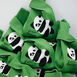 绿色熊猫针织手提伴手礼