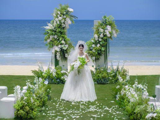 森系海岛草坪婚礼