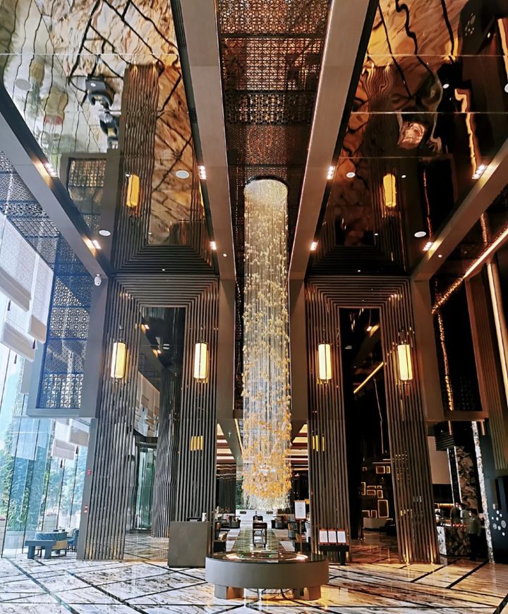 广州卓美亚酒店大堂图片