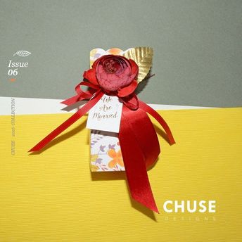 CHUSE原创设计创意花瓶形结婚糖盒