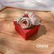 原创设计创意个性硬板纸纸盒 洋牡丹回礼盒