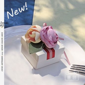 韩版创意方形婚礼喜糖盒子