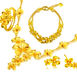 亚一珠宝：幸福花嫁系列黄金套装