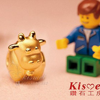 Kismet钻石工房：3D硬千足金/生肖/牛