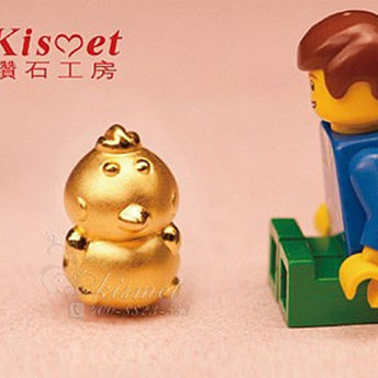 Kismet钻石工房：3D硬千足金/生肖/鸡