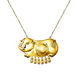 六福珠宝：黄金项链:金豬抱喜